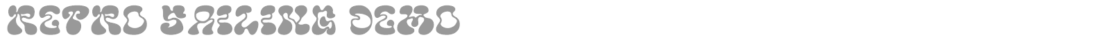 Retro Sailing font preview